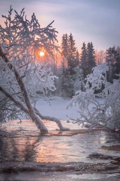 From Photos Realistic Painting - realistic photography 18 winter landscape
